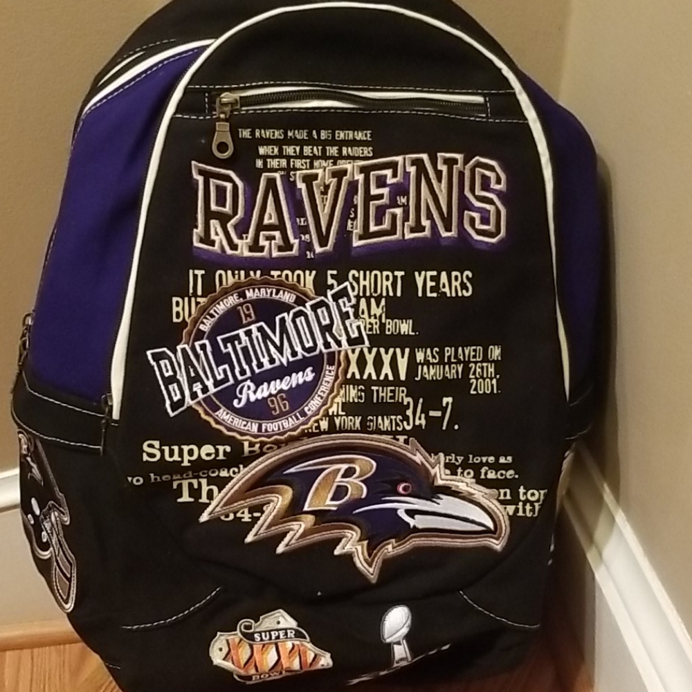 Back pack Baltimore Ravens